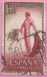 Stamps Spain -  Fiesta Nacional Tauromaquia (Citando al Toro)