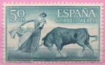 Stamps Spain -  Fiesta Nacional Tauromaquia (Quite de Frente)