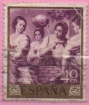 Stamps Spain -  Rebeca y Eliezer