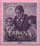 Stamps Spain -  San Vicente d´Paul