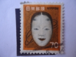 Stamps Japan -  Máscara de Zoami (Período Muromachi)