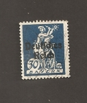 Stamps Germany -  sello Baviera con sobreestampación