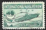 Stamps United States -  628 - Portaviones, Desfile naval en Jamestown