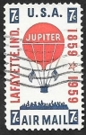 Stamps United States -  53 - Centº de la ascension del globo Júpiter