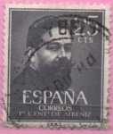 Stamps Spain -  Issaac Albeniz