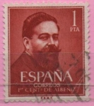Stamps Spain -  Issaac Albeniz