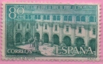Stamps Spain -  Real Monasterio d´Somos (Claustro)