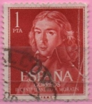 Stamps Spain -  Leandro Fernandez d´Moratin