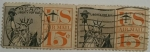 Sellos de America - Estados Unidos -  Air Mail 15 ctvs