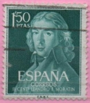 Stamps Spain -  Leandro Fernandez d´Moratin