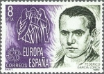 Sellos de Europa - Espa�a -  2568 - Europa CEPT - Federico Gárcia Lorca (1898-1936)