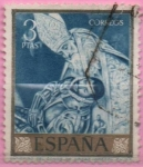 Stamps Spain -  Entierro d´conde Orgaz