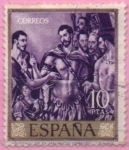 Stamps Spain -  Martirio d´San Mauricio