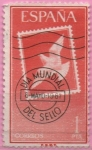 Sellos de Europa - Espa�a -  Dia mundial d´sello 1961