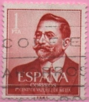 Stamps Spain -  Juan Vazquez d´Mella