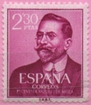Stamps Spain -  Juan Vazquez d´Mella