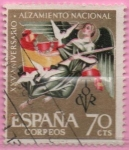 Stamps Spain -  Alegoria d´l´Paz