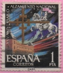 Stamps Spain -  Alcazar d´Toledo