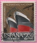 Stamps Spain -  Industria Naval