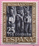Stamps Spain -  Portico d´l´gloria d´l´catedral d´Santiago