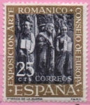 Sellos de Europa - Espaa -  Portico d´l´gloria d´l´catedral d´Santiago