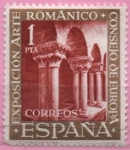 Stamps Spain -  Claustro d´monasterio d´Silos