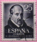 Stamps Spain -  Luis d´Gongora