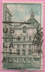 Stamps Spain -  Real monasterio d´san Lorenzo d´Escorial (Patio d´l´Reyes)