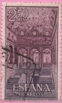 Stamps Spain -  Real monasterio d´san Lorenzo d´Escorial (Escalera principal)