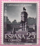 Stamps Spain -  IV centenario d´l´capital d´Madrid (Monumento a Alfonso XII)