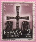Sellos de Europa - Espa�a -  XII centenario d´l´Fundacion dl Oviedo (Cruz d´l´Angeles)