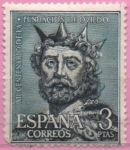 Sellos de Europa - Espa�a -  XII centenario d´l´Fundacion dl Oviedo (Alfonso III)