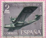 Stamps Spain -  L aniversario d´l´Aviacion Española (Hidroavion 2Plus Ultra