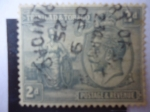 Stamps : America : Trinidad_y_Tobago :  Britannia y King George V - Postage y revenue.)