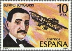 Stamps Spain -  2596 - Pioneros de la aviación - Benito Loygorri Pimentel