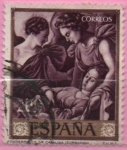 Stamps Spain -  Entierro d´Sant. Catalina