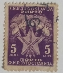 Stamps Yugoslavia -  Yugoslavos 5 D