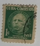 Stamps Cuba -  Miguel Coyula 1c