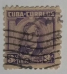 Sellos del Mundo : America : Cuba : Jose de la Luz y Caballero 3c
