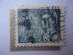 Stamps Canada -  Queen Elizabeth II - Biblioteca del Parlamento - serie: 1967/71