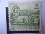 Stamps : America : Trinidad_y_Tobago :  Casa del Gobernador - Elizabeth II