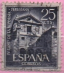 Stamps Spain -  IV centenario d´l´reforma Teresiana (Monasterio d´san Jose Avila)