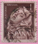 Stamps Spain -  V centenario d´l´reforma Teresiana (Santa Teresa escultura d´BVemini)