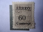 Sellos de America - Ecuador -  Sello de Servicio Consular - Aéreo Recargado