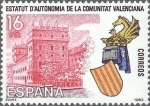 Stamps Spain -  2691 - Estatutos de Autonomía - Valencia