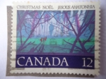 Stamps Canada -  La Aurora Borel - Oleo de Angelic Chair - Navidad 1977