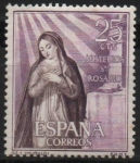 Stamps : Europe : Spain :  Misterios d´Santo Rosario (Anunciacion)