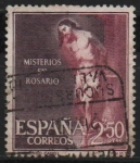 Stamps Spain -  Misterios d´Santo Rosario (Flagelacion)