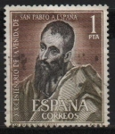 Stamps Spain -  XIX centenario d´l´venida d´San Pablo a España