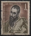 Stamps Spain -  XIX centenario d´l´venida d´San Pablo a España